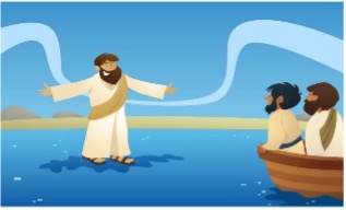 Jesus Walks on the water